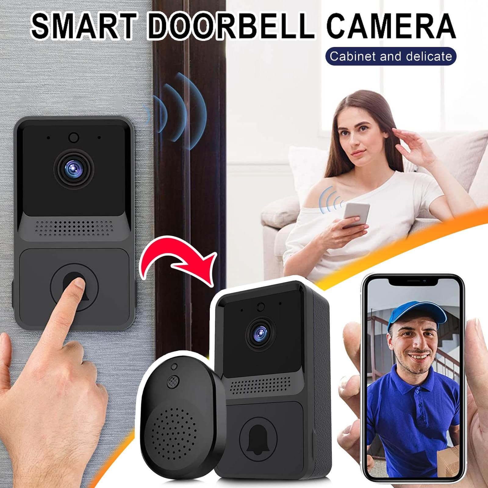 Draadloze Deurbelcamera, Slimme Draadloze Deurbel WiFi Hd Camera Video Telefoon Intercom Slimme Beveiligingsintercom