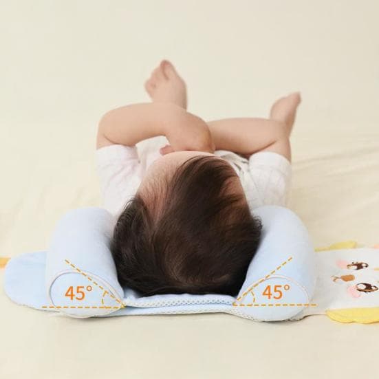 Baby Ondersteuningskussen Zacht Ademend Baby Hoofdkussen voor Pasgeborenen 0-12 Maanden cm roze