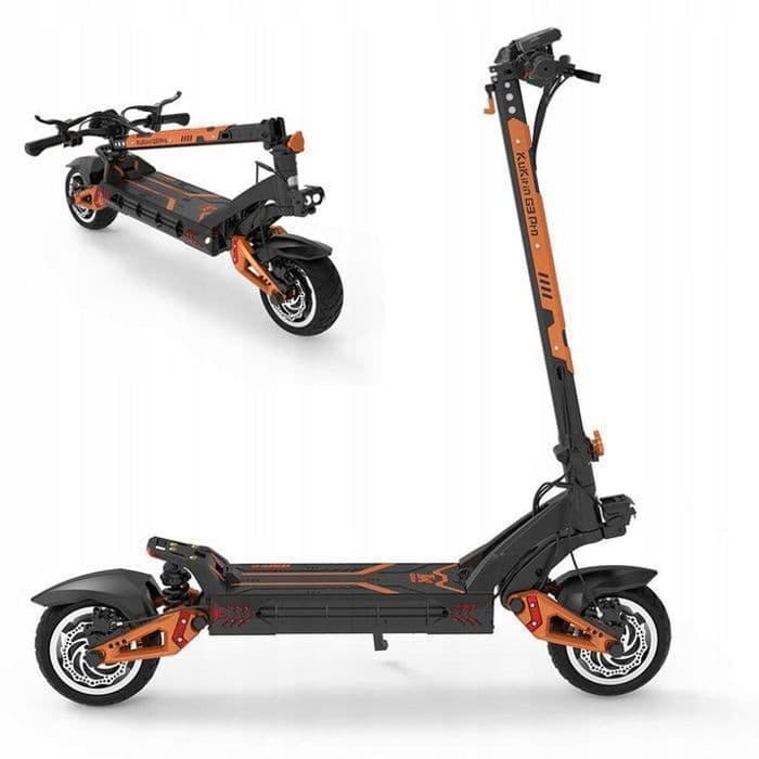 KuKirin G3 Pro - Elektrische step - Motoren 2400W - 10'' inch - Batterij 52V 23AH - Max 65KM/U - Actieradius 80KM - Zwart