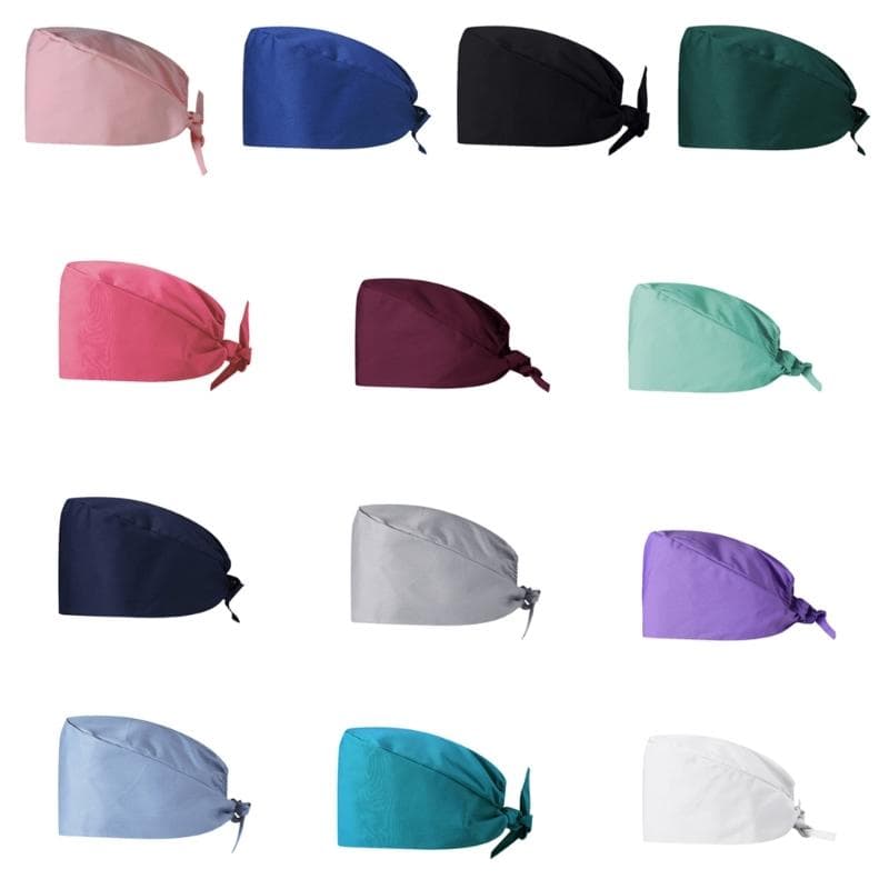 Comfortabele Chirurgische Muts voor Ziekenhuispersoneel Herbruikbare Unisex Scrubmuts voor Verpleegkundigen Artsen Medisch Personeel Ronde Scrubmuts k