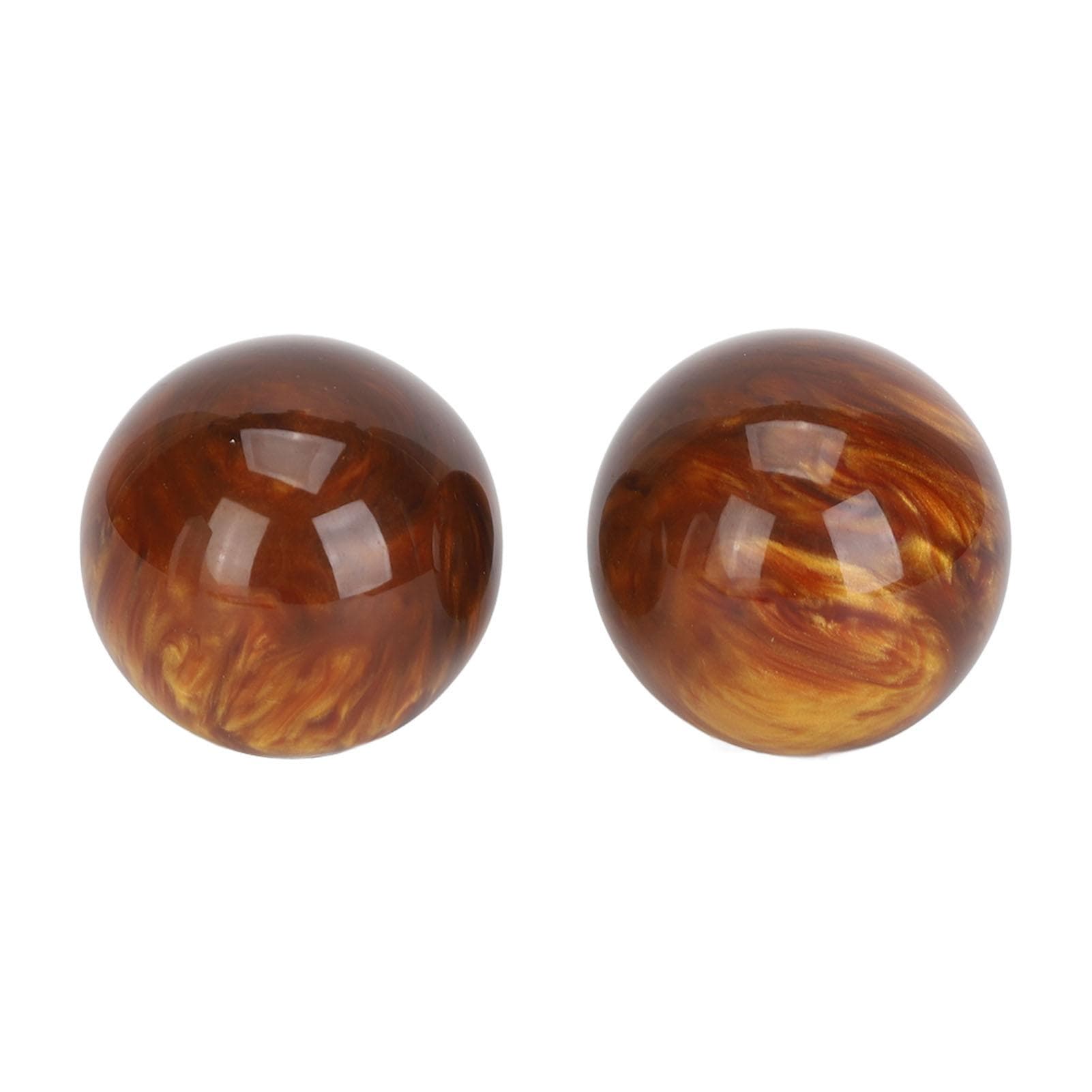 2 stuks Baoding Fitness Ball 2in Coral Verbetert Handkracht Chinese Gezondheidsoefening Massagebal