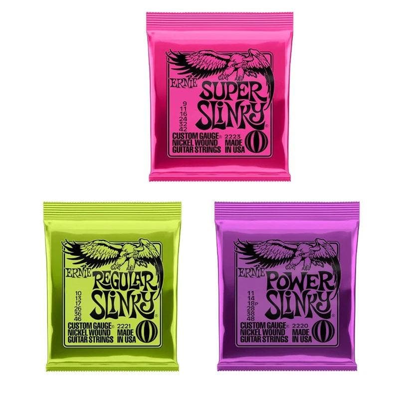Ernie Ball Super Slinky Nikkel Gewonden Elektrische Gitaarsnaren 2220 2221 2223
