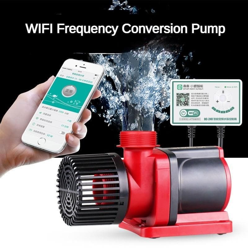 Stille Aquarium Dompelpomp met Variabele Frequentie 24V Regelbare Circulatiepomp Aquarium Specifieke Filtratiepomp