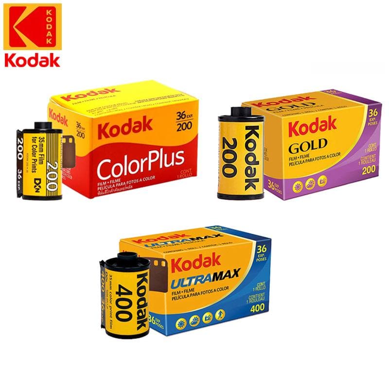 KODAK Film 35mm 36 Belichtingen Per Rol ColorPlus200 Goud 200 Kleur UltraMax 400 Print 135-36 Geschikt Voor Filmcamera