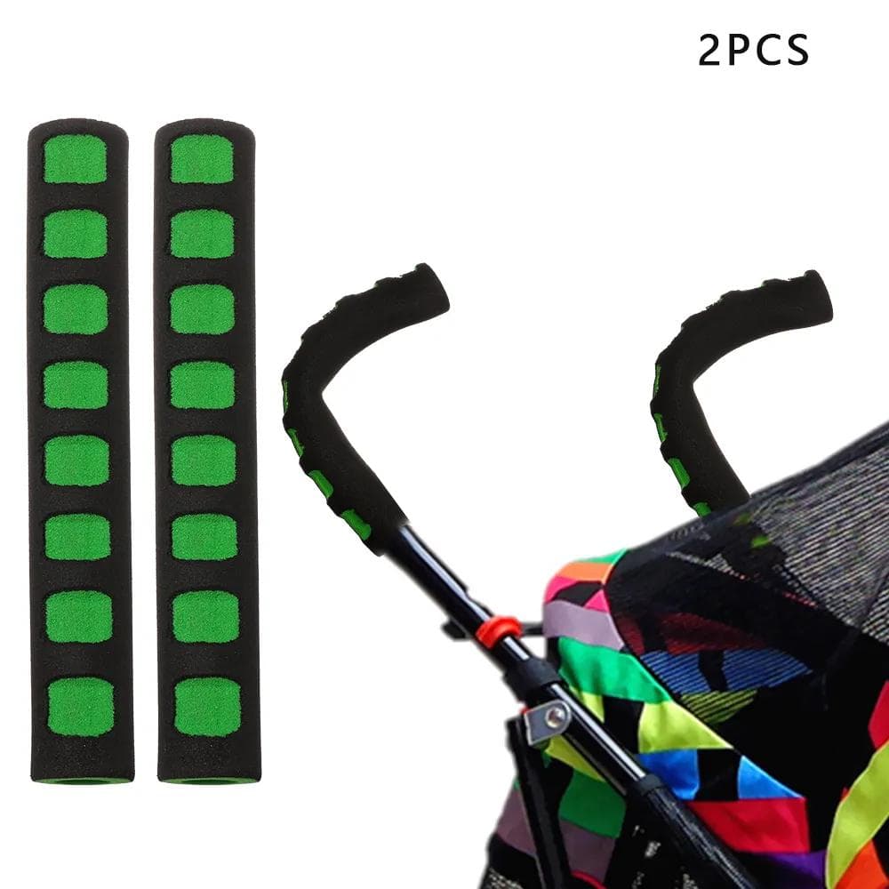 2 Stuks Kinderwagen Handvat Cover EVA Schuim Trolley Armleuning Cover Zelfklevende Hoogelastische Armleuningbescherming Baby Kinderwagen Accessoire