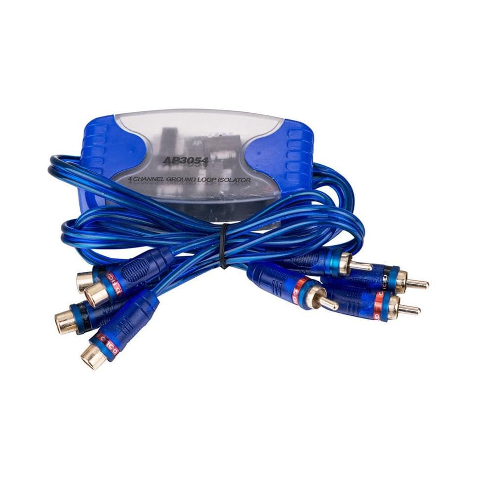 4-Kanaals RCA Audio Ruis Brom Filter Auto Stereo Onderdrukker Ground Loop Isolator