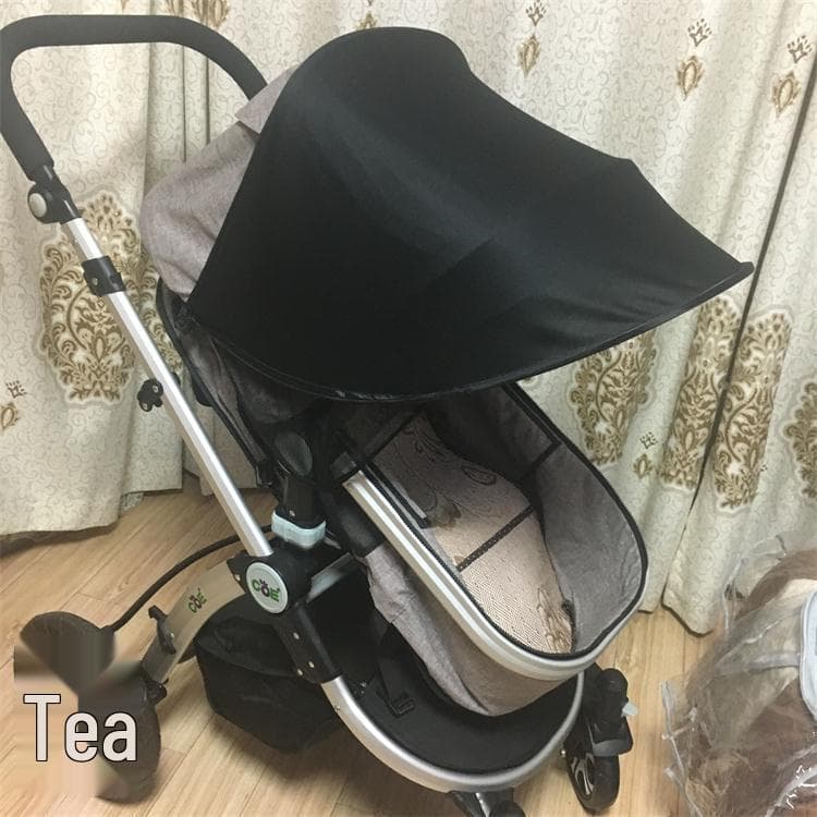 Universele kinderwagen zonnekap met winddichte zonbescherming