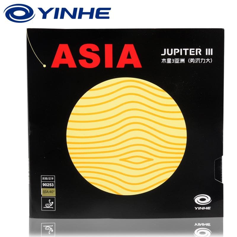 Yinhe Jupiter 3 Asia Tafeltennis Rubber Sticky Ping Pong Rubber Goed voor snelle aanval met Loop Drive