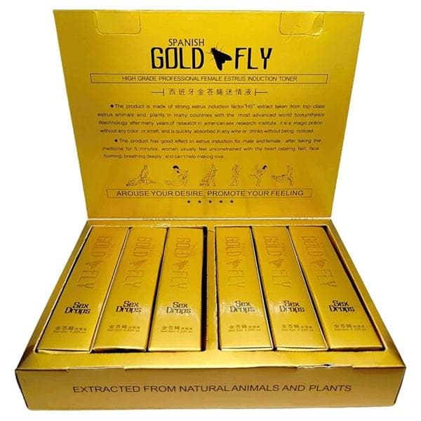 Gold Fly opwinddruppels voor vrouwen 12 sticks