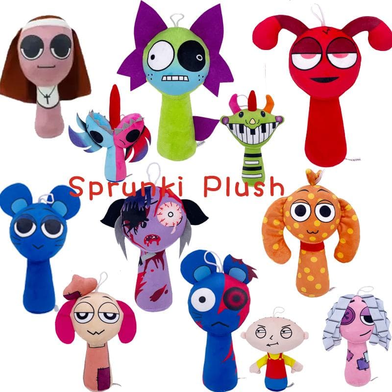 Nieuwe Sprunki Pluche Poppen Sprunki Pluche Speelgoed Oren Wenda Sprunki Knuffel Pluche Knuffel Kind Kerst Verjaardagscadeau Huisdecoraties