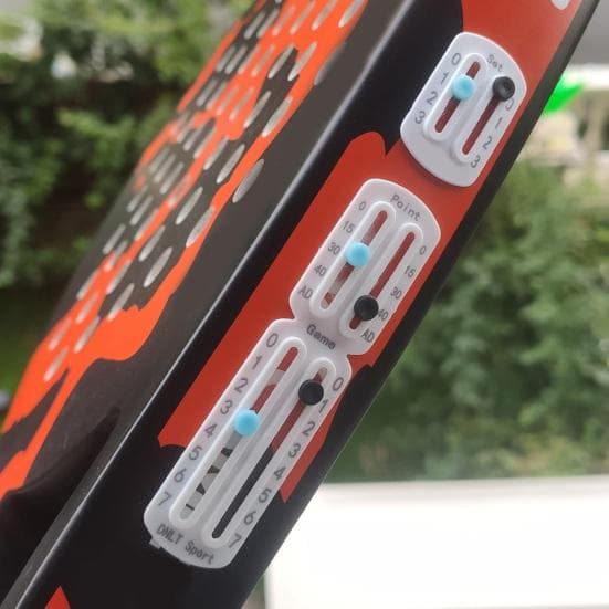 Tennis Scorebord voor Racket Padel Draagbaar Pickleball Paddle Scorebord Eenvoudig te Monteren Klein Scorebord Teller voor het Registreren van Punten