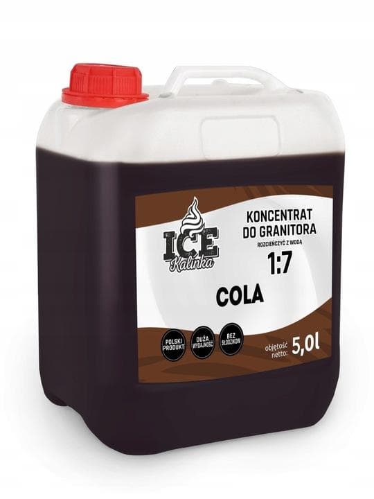 Bruine Siroop 5L Concentraat Voor Slushy Cola 1:7 Granitor | Smaak Cola