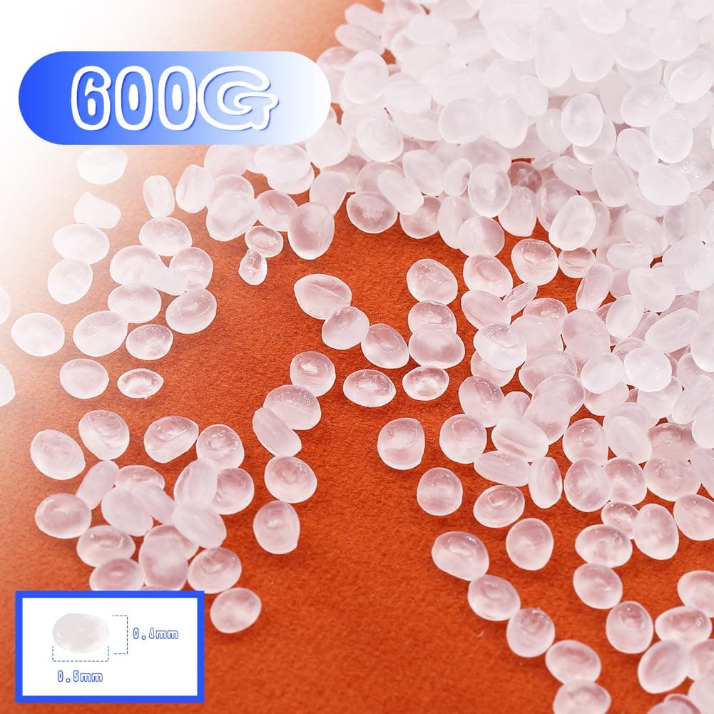 Fenrry 300/350/450/500/600g Plastic Pellets Vulling Poly Speelgoed Transparant Gewicht Gevulde Kralen voor Vulling Stof Kunst DIY Gevuld