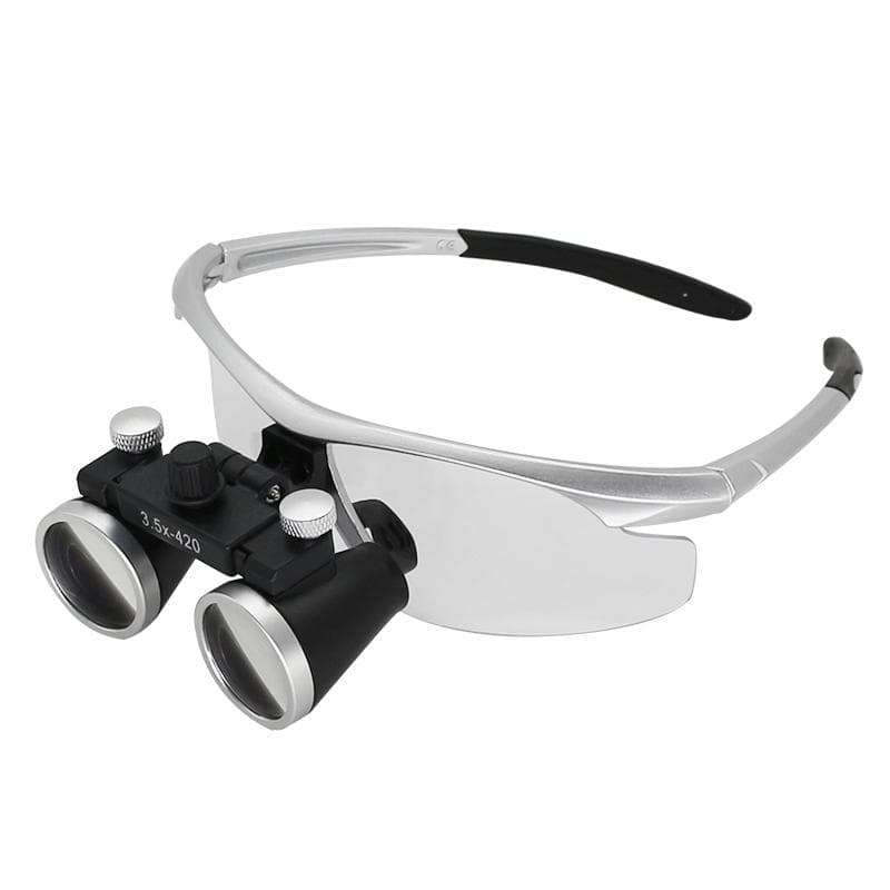 Tandheelkunde Verrekijker Vergrootglas 2.5X 3.5X Ultralichte Optische Loepen 320-420mm Vergrootglas Voor Tandheelkundige Chirurgie