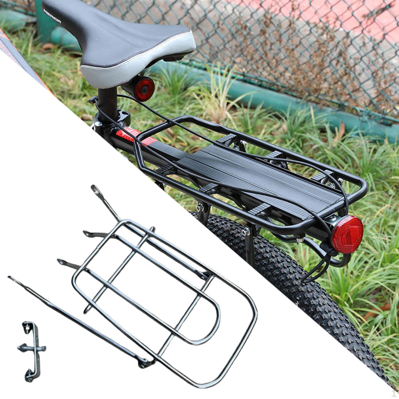 Fiets Bagagedrager voor Achtermontage Staal Installatie Materiaal