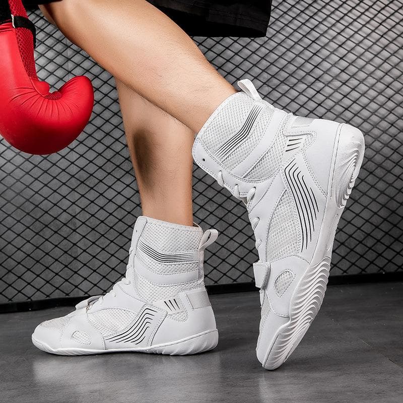 Nieuwe Sanda antislip brede leest algehele trainingsschoenen heren worstelen vechtschoenen dames vecht boksschoenen cm