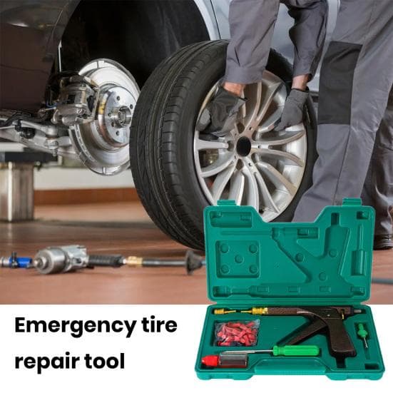 Minimaal invasieve bandenreparatieset Universele reparatieset voor barsten met RapidPlug 2.0-paddestoelpluggen Eenvoudig te gebruiken voor auto's, mot