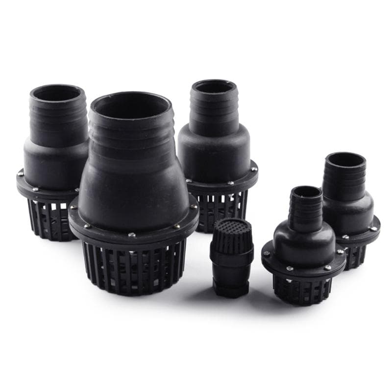 1 inch/1,5 inch/2 inch/2,5 inch/3 inch/4 inch Waterpomp Voetkleppen voor Vloeistofmachine Lage Druk Platte Terugslagkleppen Voetkleppen Zwart