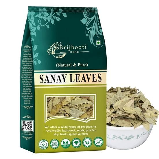 Brijbooti Senneblad 200g | Sanay Bladeren | Sonamukhi Patta | Sanay Patti | Alexandrina | Cassia Angustifolia | Puur & Natuurlijk