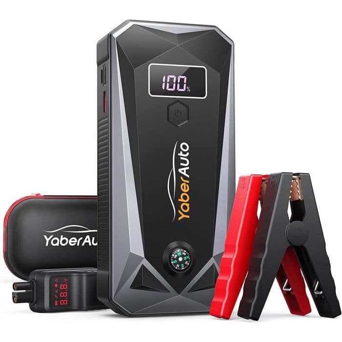 Auto Startkabel - Booster - 4000A - 26800mAh - 12V - Draagbaar met USB en LED wit