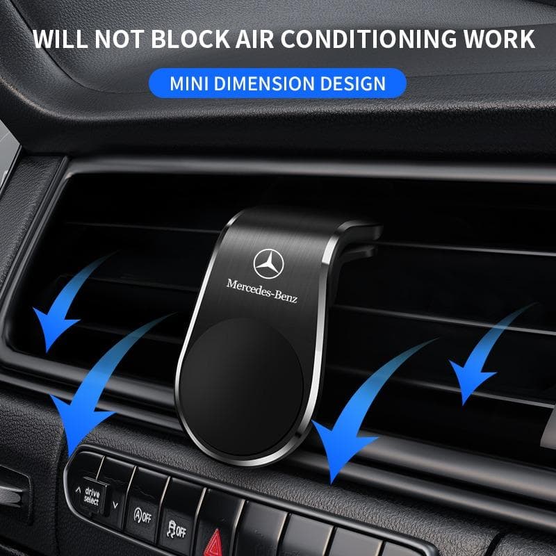 Auto Magnetische L-vormige AMG Badge Auto Specifieke GPS Telefoonhouder Auto Goederen Voor Mercedes Benz AMG W212 W205 W246 W177 W176 W213 GLC GLE GLS