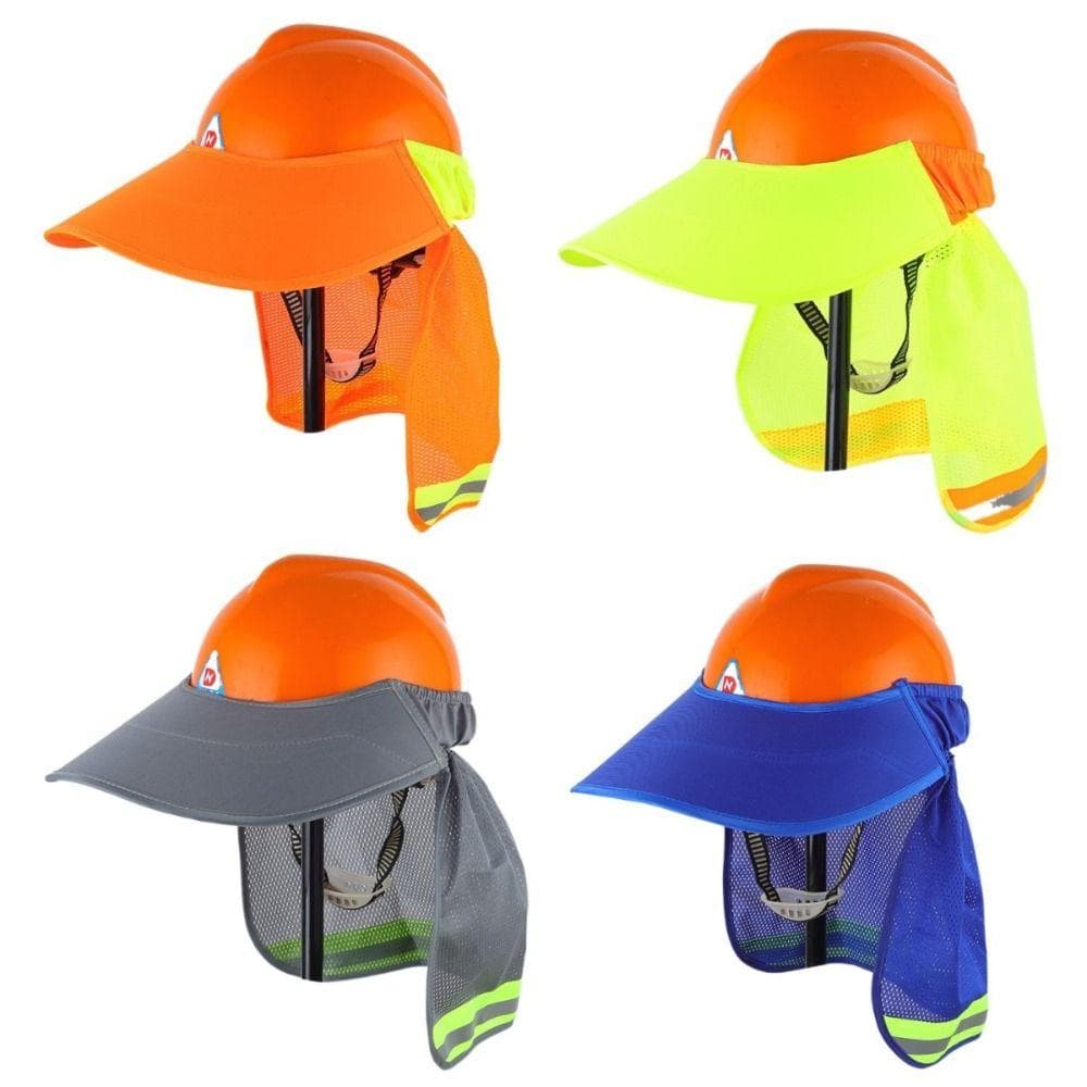 Net Reflecterende Streep Helmhoes Ademend Veiligheidshelm Zonneklep Zomer marineblauwe kleur