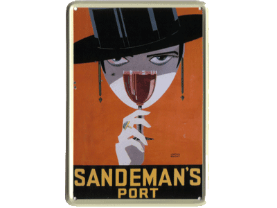 Blikken reclamebord - Sandeman's Port