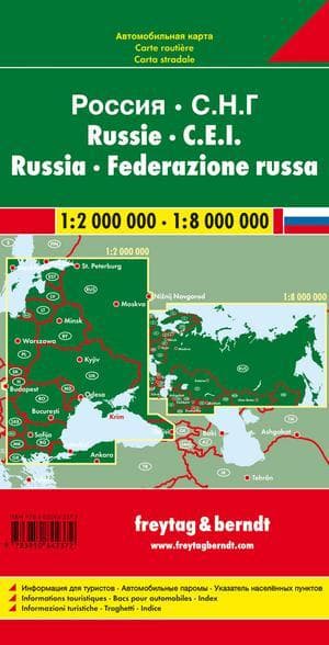 F&B - Rusland wegenkaart
