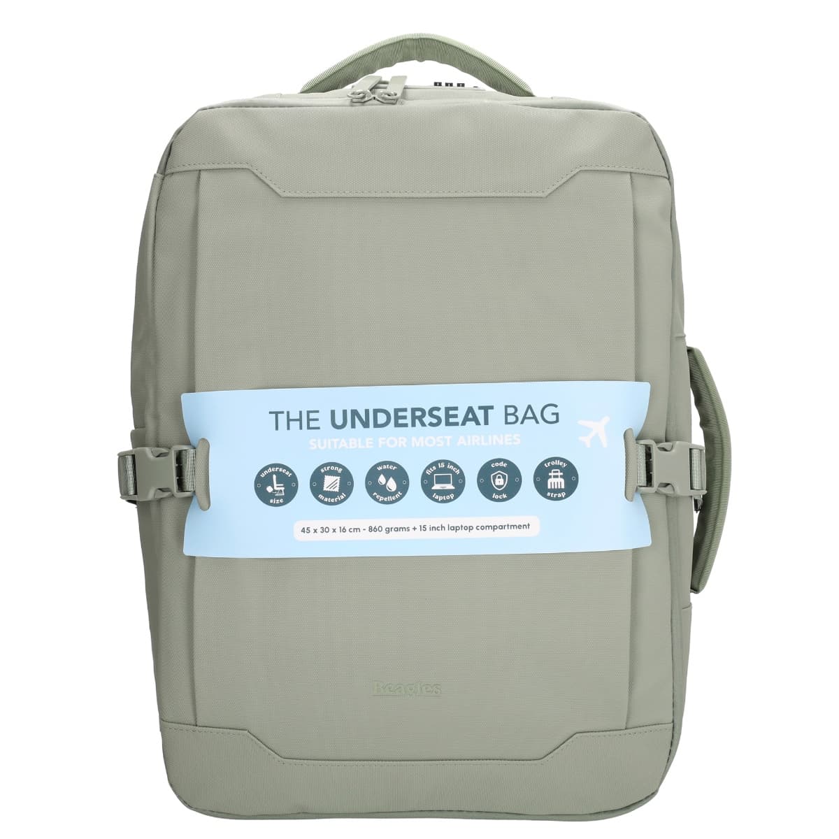 Beagles shikoku rugzak 15,6 inch underseat bag-Mint