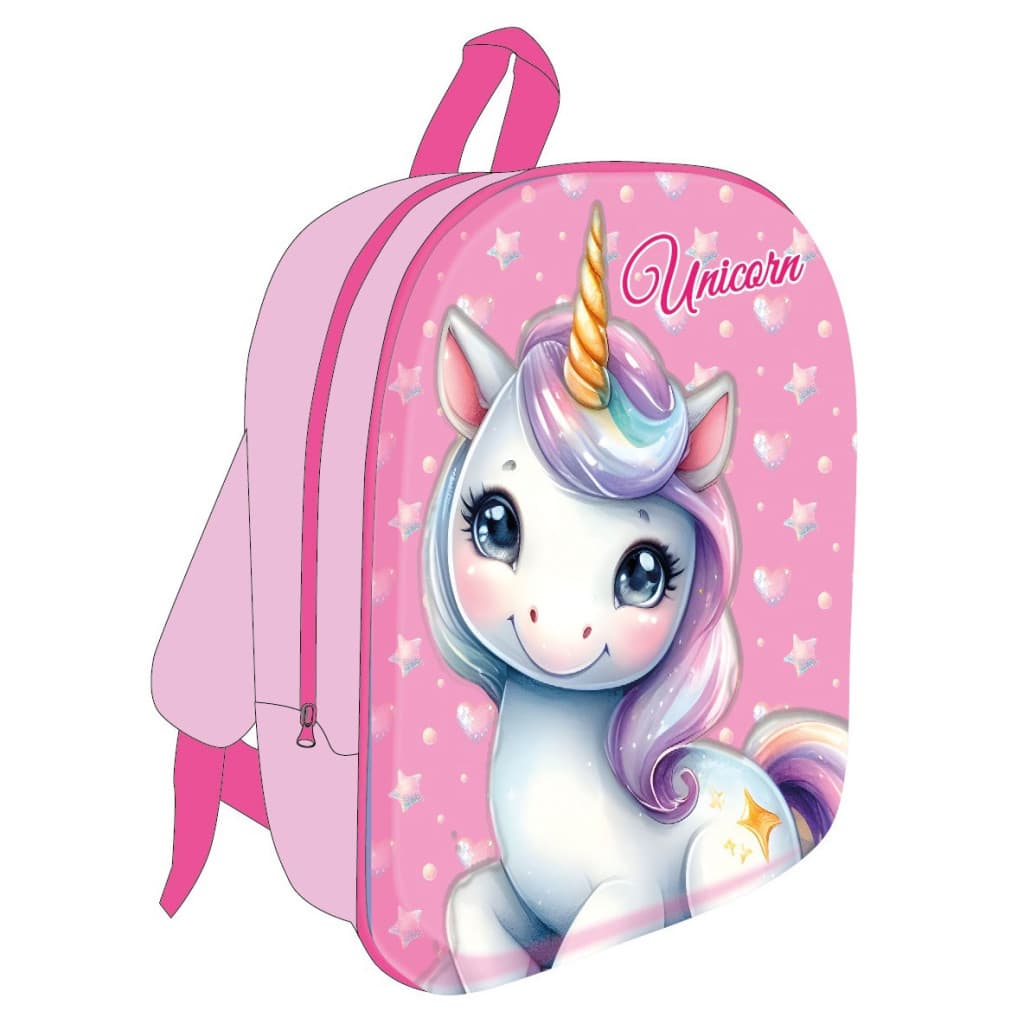 Unicorn Star 3D rugzak, tas 30 cm