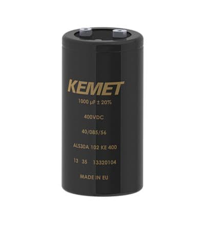 KEMET 39000 μF Capacitor 25V dc, Screw - ALS70A393DB025