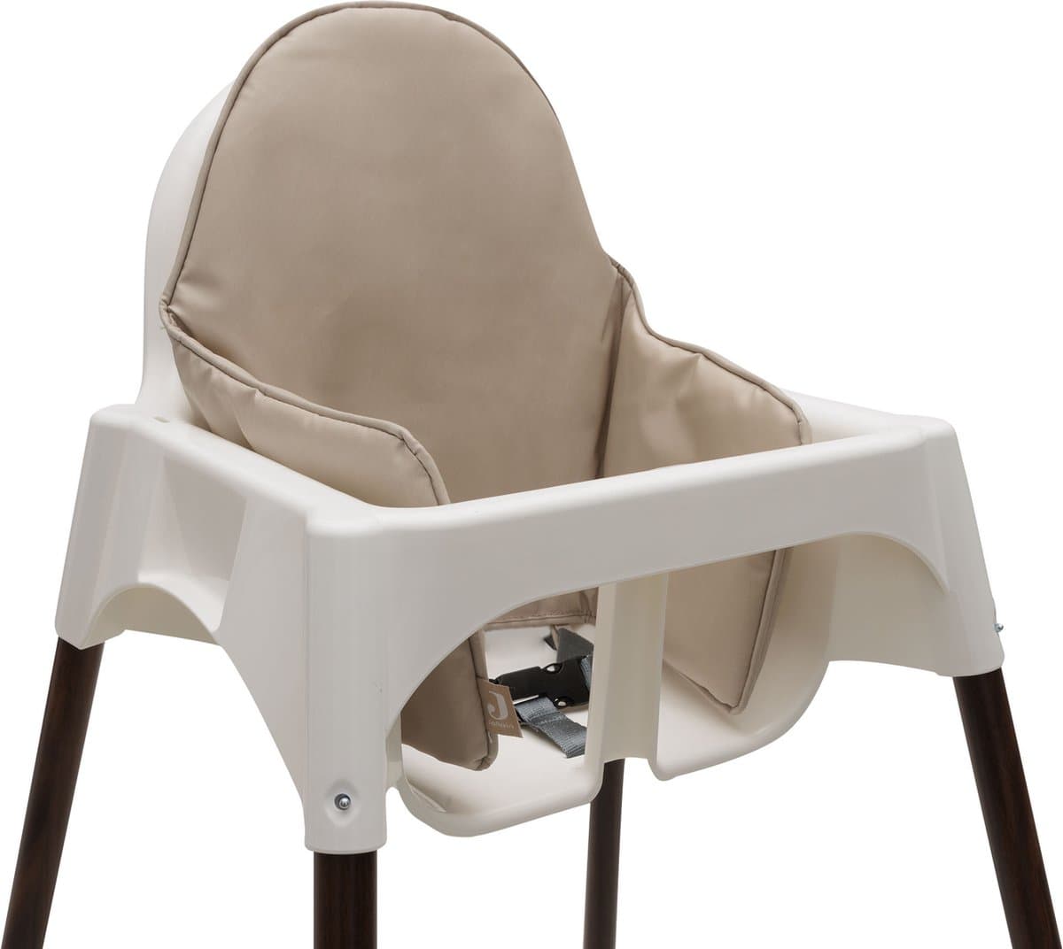 Jollein - stoelverkleiner nougat - waterafstotend - stoelverkleiner voor ikea kinderstoel, baby
