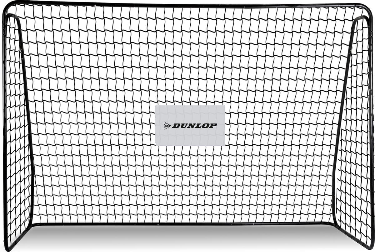 Dunlop voetbaldoel - voetbal goal 300 x 205 x 120 cm - voetbalgoal groot - buitenspeelgoed voor kinderen en volwassenen - snelle montage - voetbal
