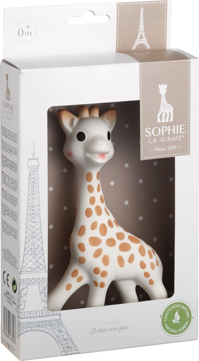 Sophie De Giraf - bijtspeeltje - bijtspeelgoed - baby speelgoed - kraamcadeau - babyshower cadeau - in wit geschenkdoosje - 100% natuurlijk rubber -