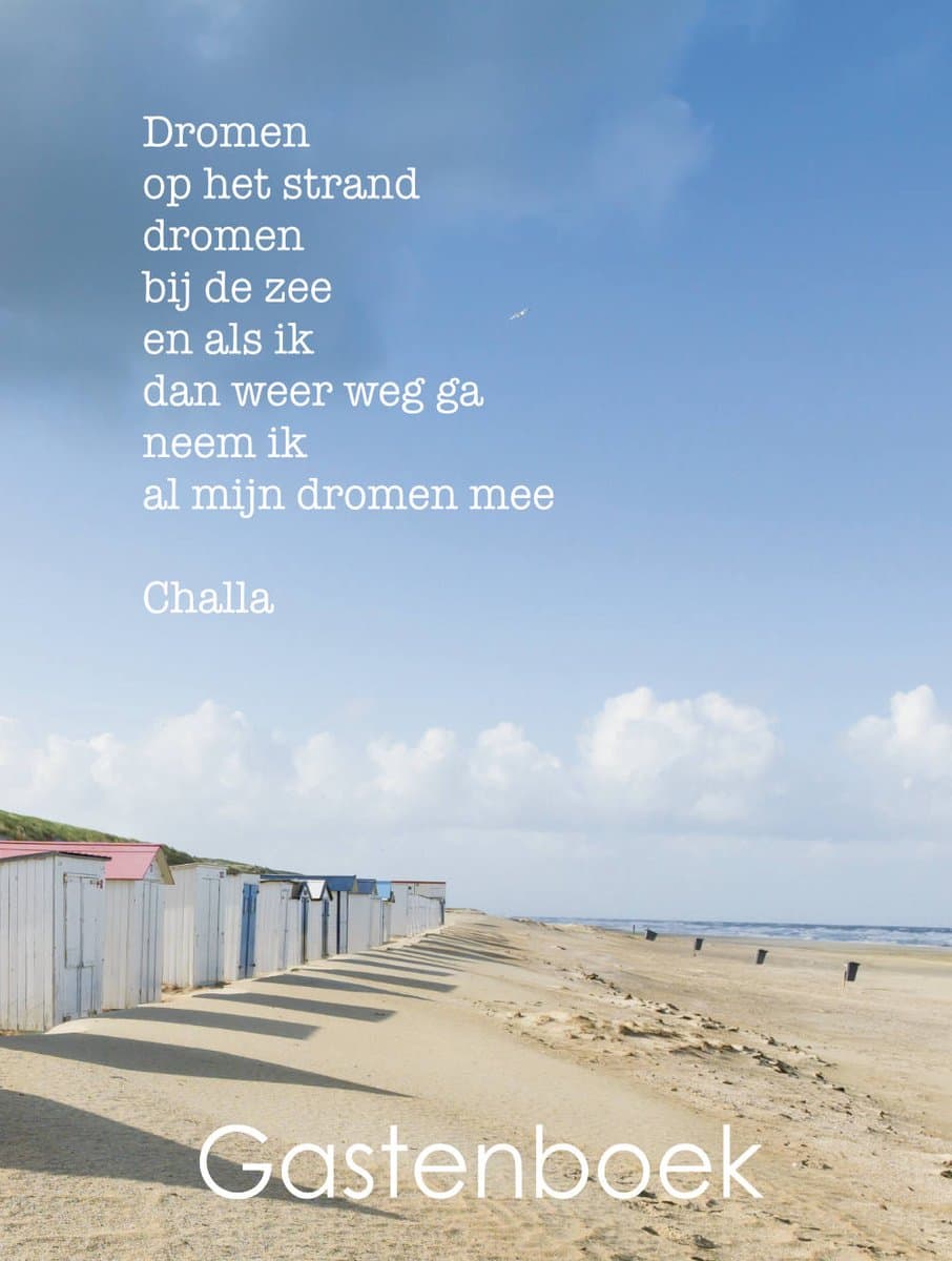 Challa Gastenboek strand