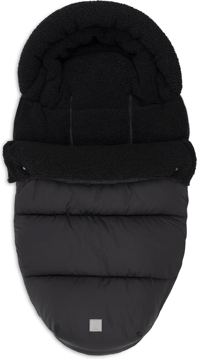 Jollein voetenzak buggy & kinderwagen - puffed black - waterafstotend