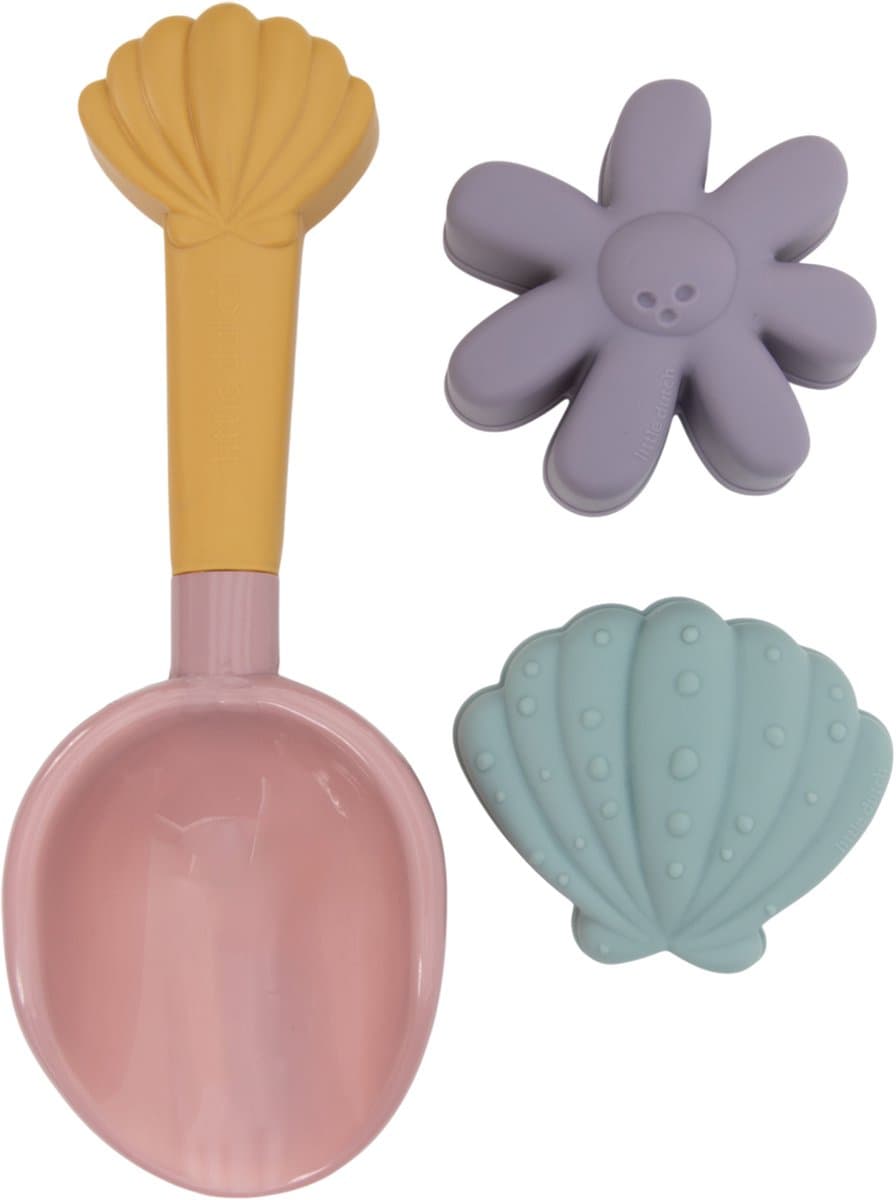 Rubo Toys strand speelgoed little dutch dreamy mermaid roze set 3-delig.
