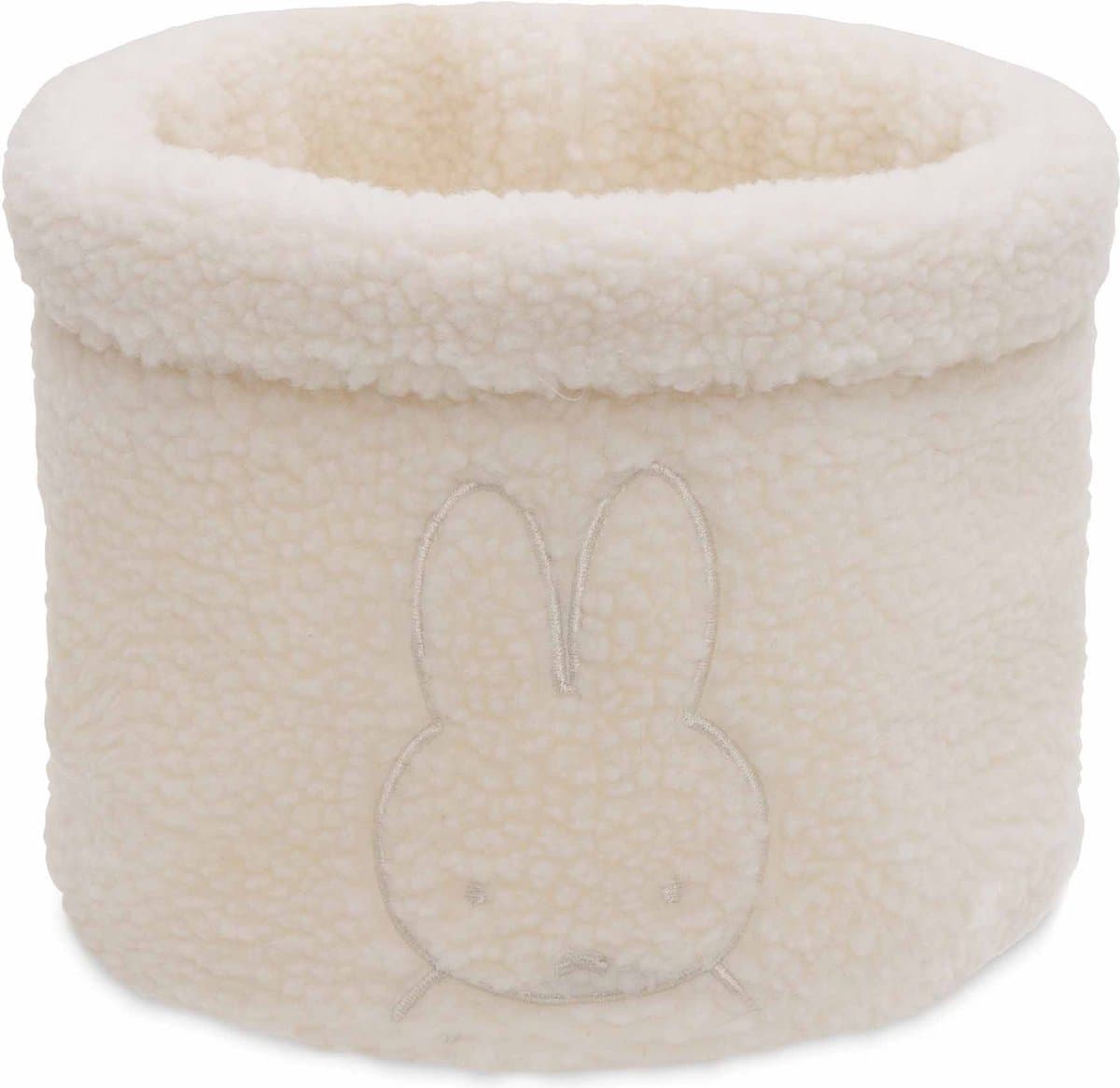 Jollein x nijntje - commodemandje - commode mandje voor babykamer- 14x18cm - opbermand - teddy miffy oatmeal