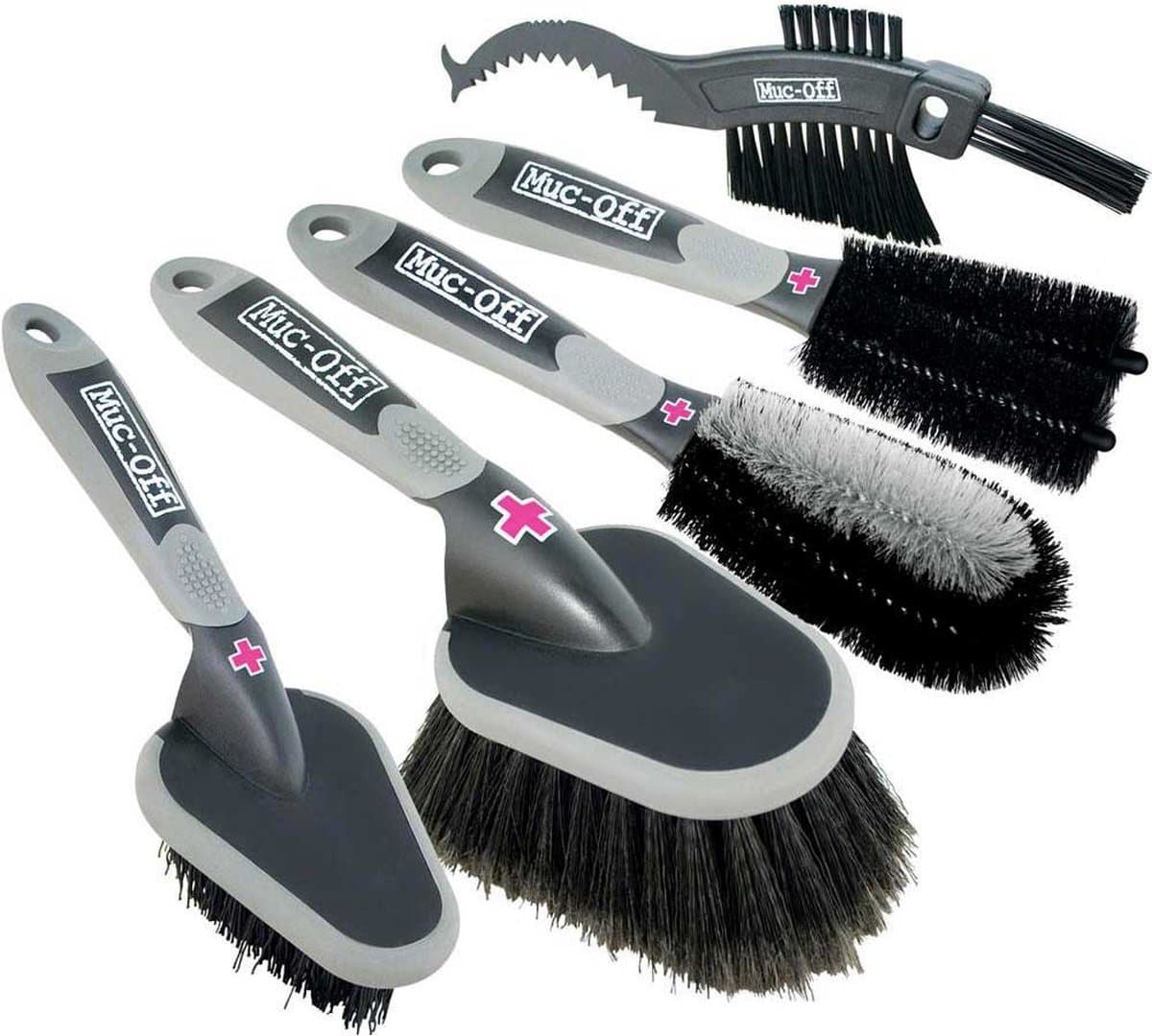 Muc-Off fiets & motor borstelset - 5 delig