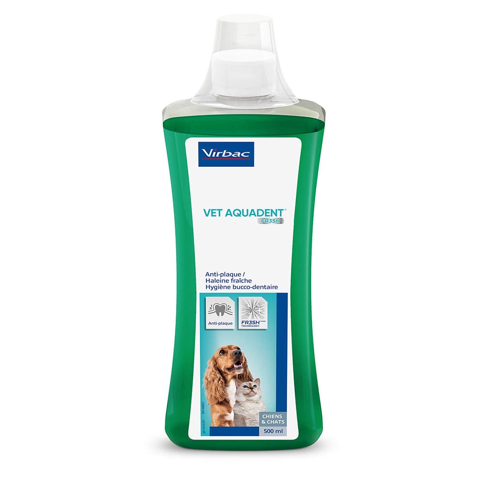 500ml Aquadent Virbac Vet Mondwater Hond