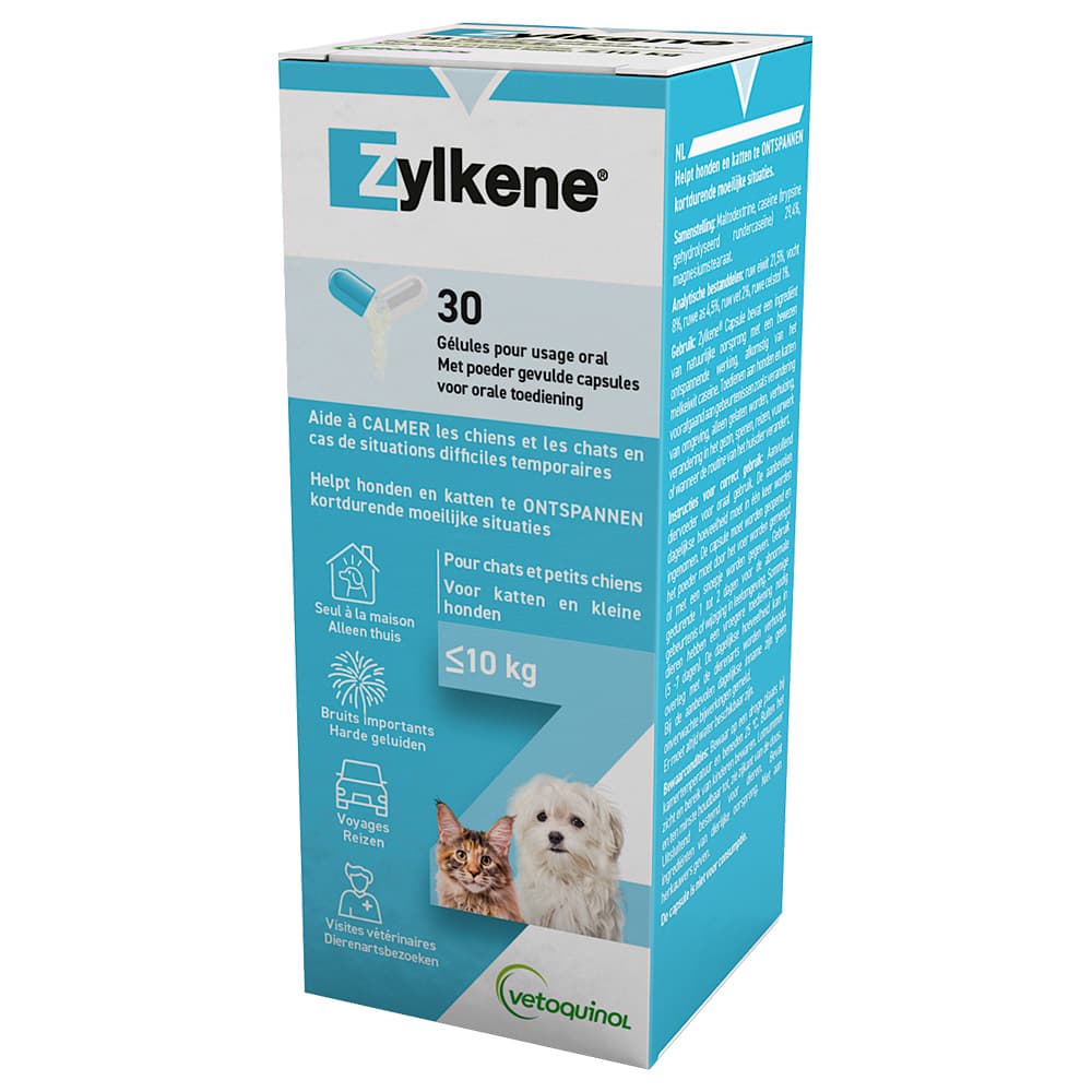 30 stuks (75 mg)  - Zylkene Capsules voor hond & kat < 10 kg