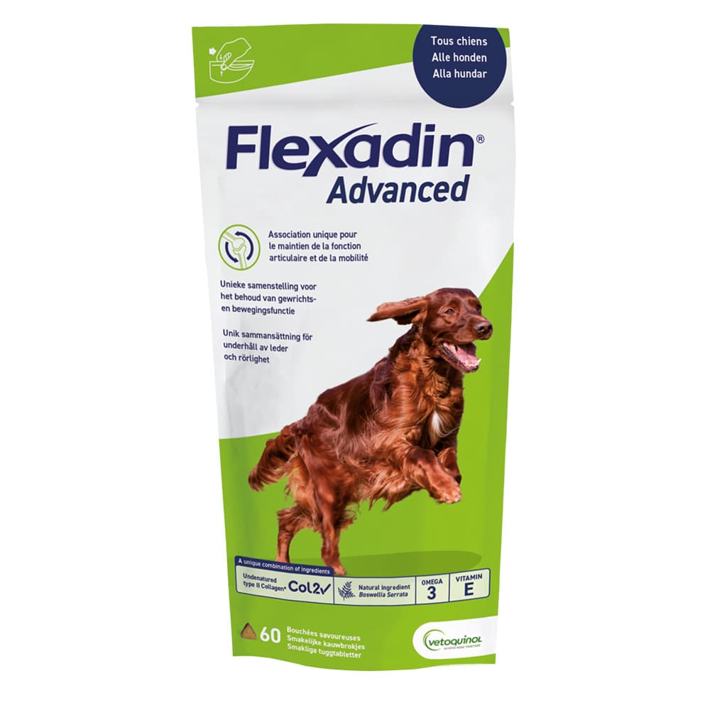 60 stuks Flexadin Advanced Boswelia Voedingssupplement voor honden