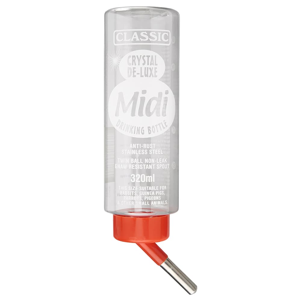 320 ml Medium Drinkfles Classic de Luxe voor Knaagdieren en Konijnen