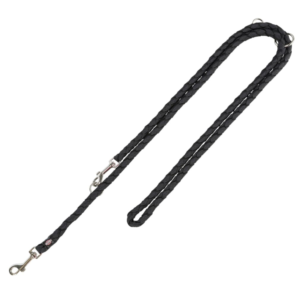 Trixie Cavo Verlenglijn Zwart L-XL 200cm lang, Ø 18mm