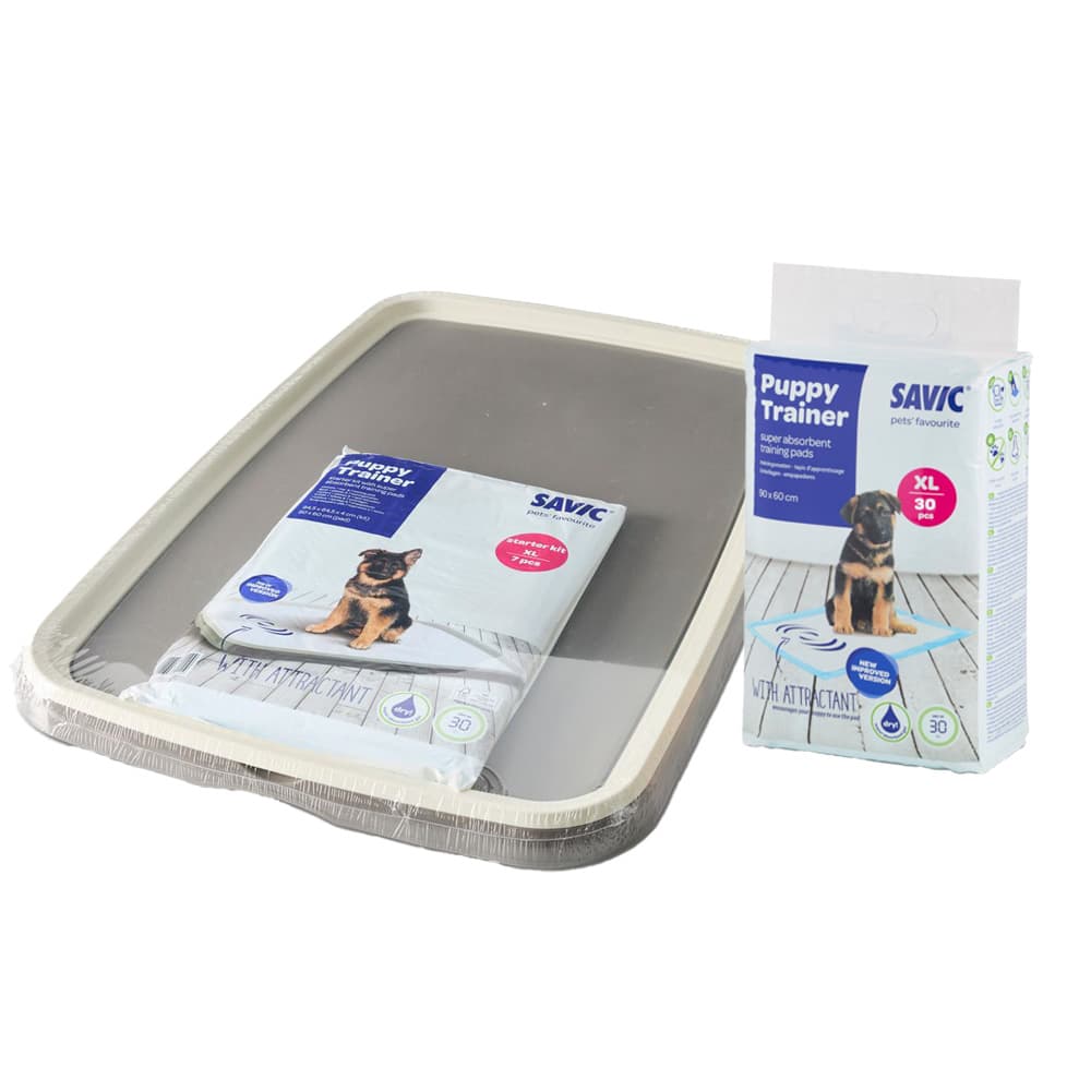 Voordeelset: 7 pads + 30 extra large pads - Savic Puppy Trainer Startpakket