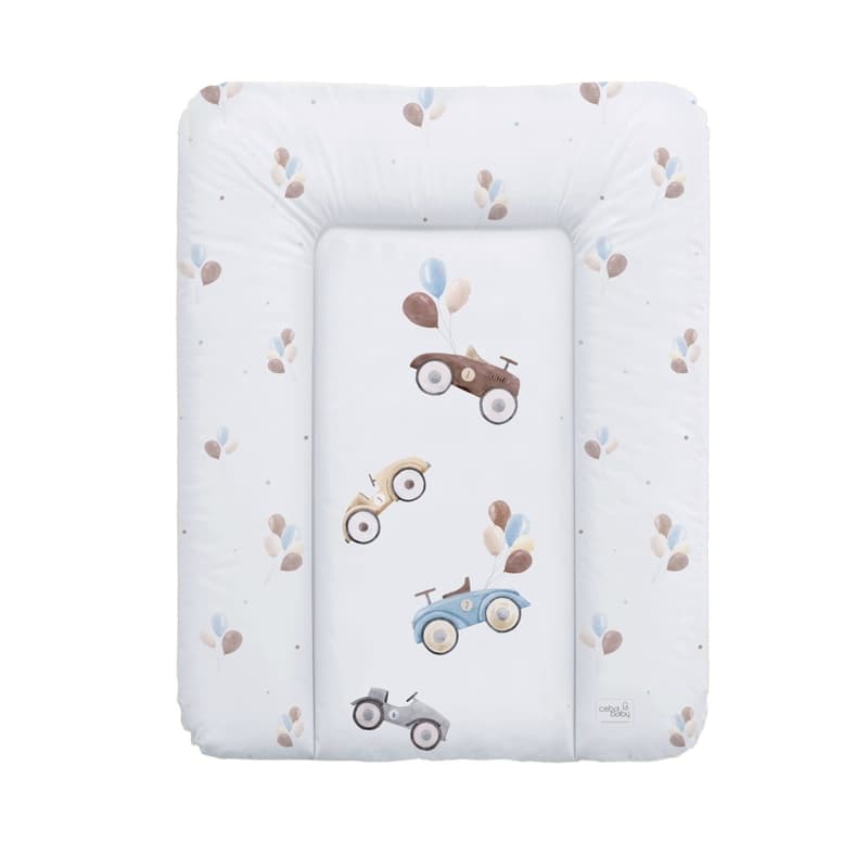 CEBA BABY Zachte aankleedkussen (50x70) Retro Cars