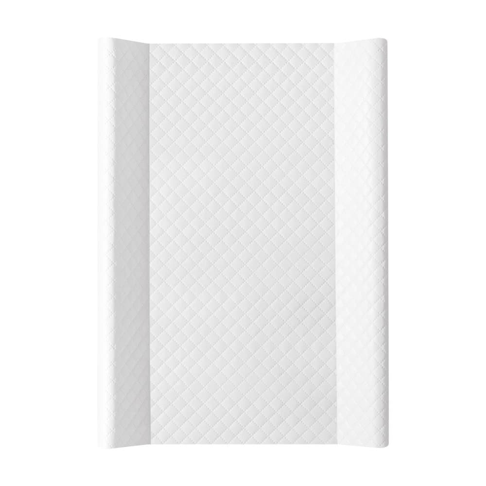 CEBA BABY Verschoonmat 2-zijdig met harde plank (50x70) Comfort Caro Wit