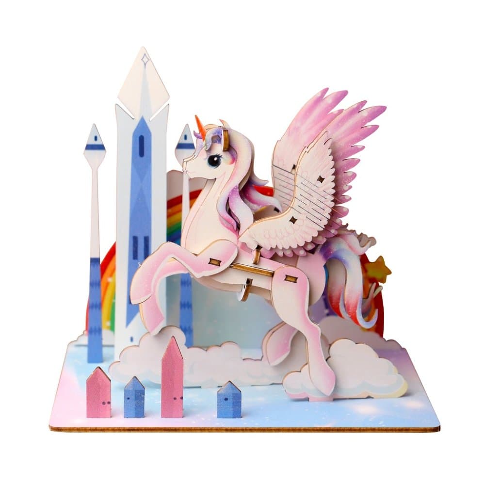 EscapeWelt 3D houten puzzel Eenhoorn