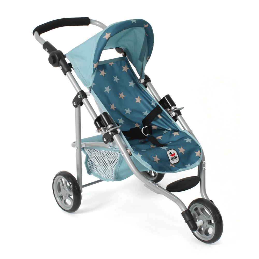 Poppenwagen Jogger Lola - Stars Turquoise