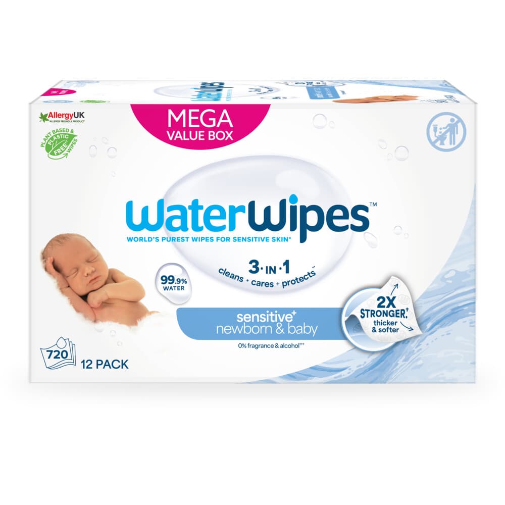 WaterWipes Baby Billendoekjes 12x60 stuks = 720 stuks